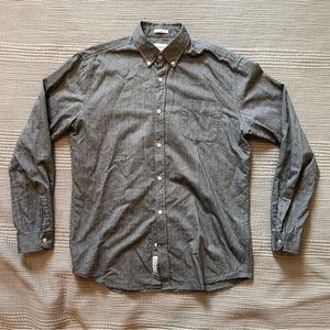 Grey Frank & Oak “Jasper” oxford shirt, men’s L